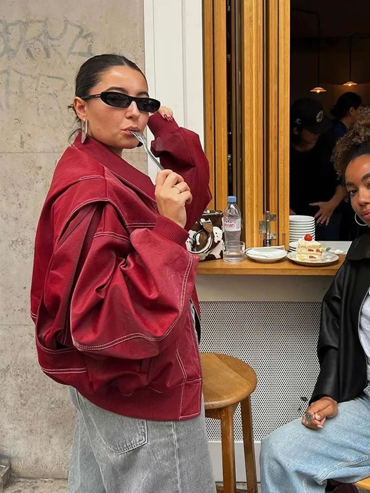 Levoire | Grande Taille Veste Bomber Zippée Vêtements Pour Femmes