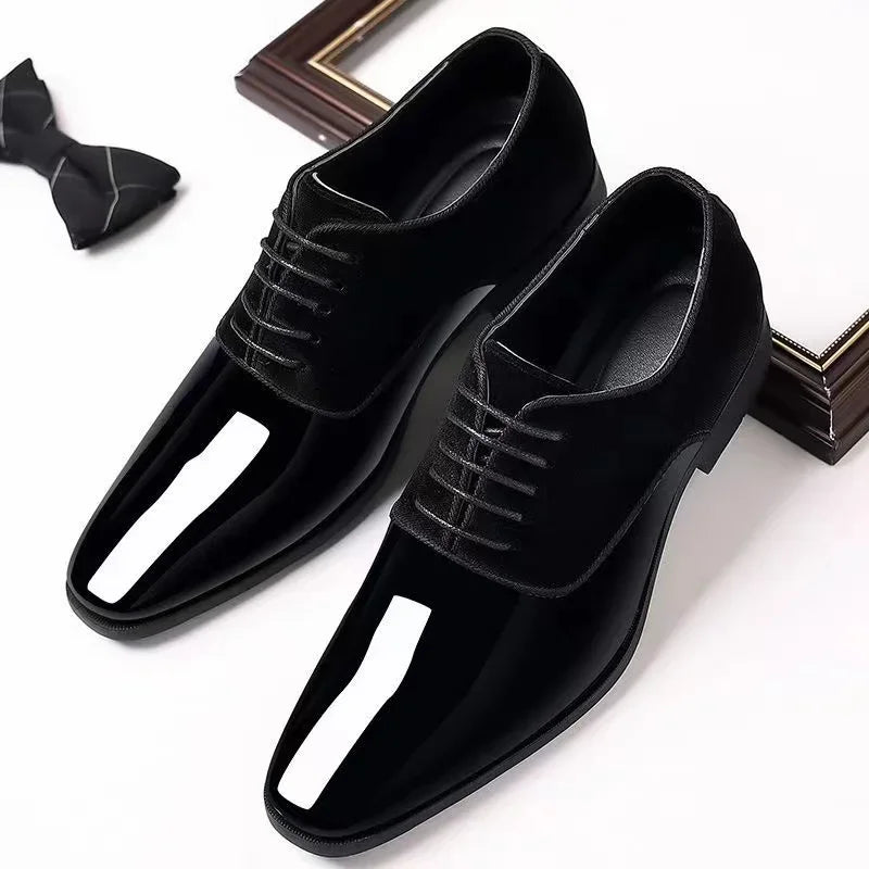 Levoire | Chaussures Oxford En Cuir Formelles Pour Hommes Noir