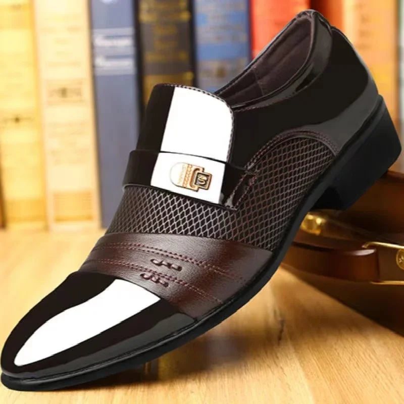 Levoire | Chaussures Oxford En Cuir Formelles Pour Hommes Braun