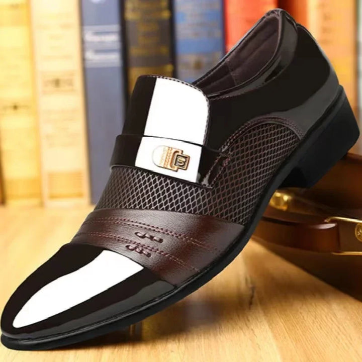 Levoire | Chaussures Oxford En Cuir Formelles Pour Hommes Braun