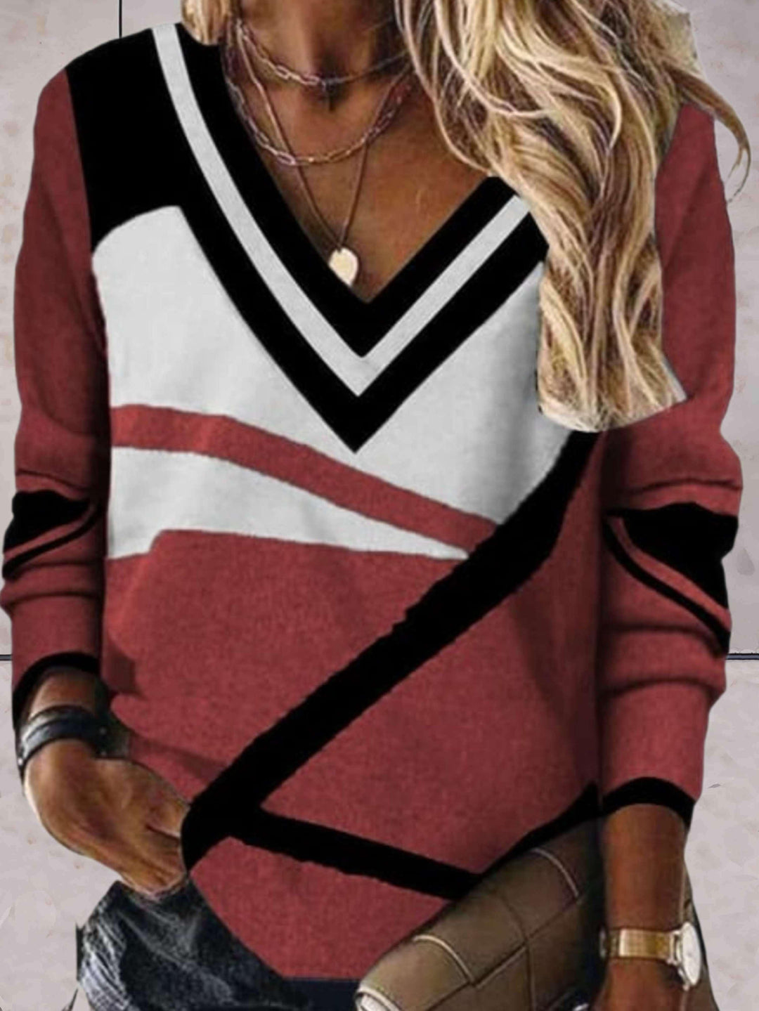 Levoire | Pull Hiver Élégant Et Moelleux Rouge