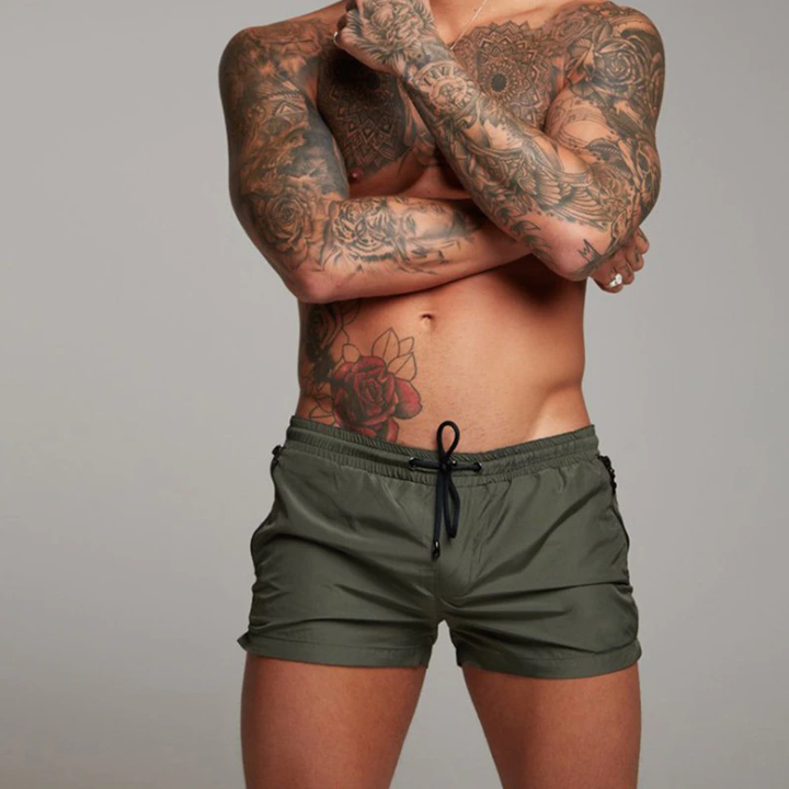 Levoire | Shorts De Bain Améliore Ton Style D'Été Avec Notre Maillot De Bain Incontournable Vert olive
