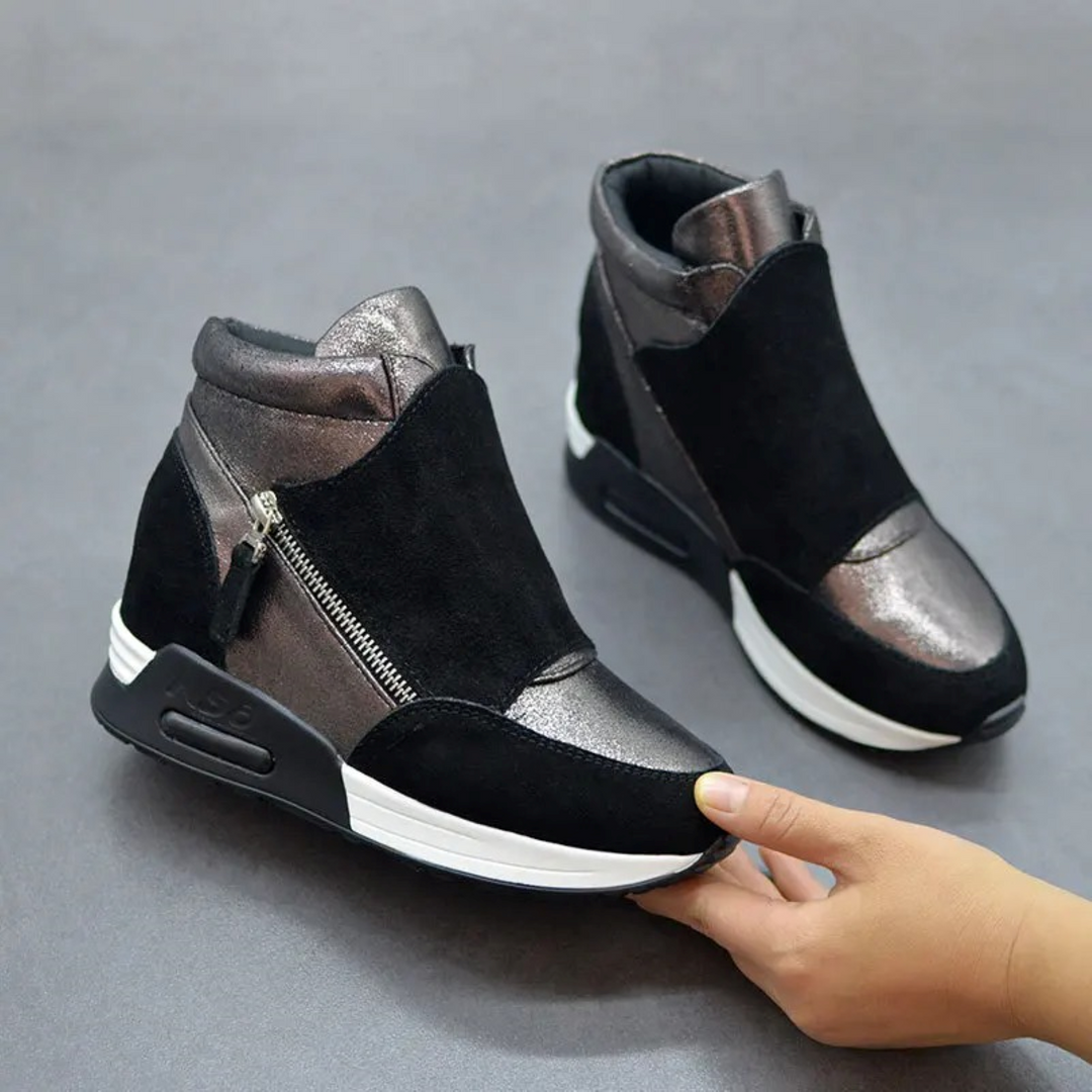 Levoire | Chaussures À Fermeture Éclair Avec Talon Compensé