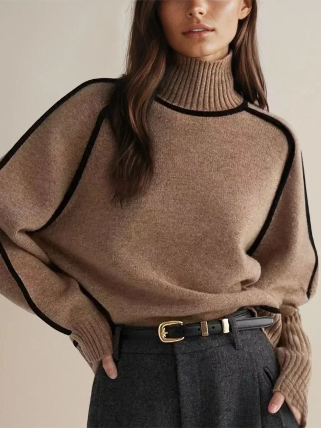Levoire | Pull Fin Avec Texture Élégante
