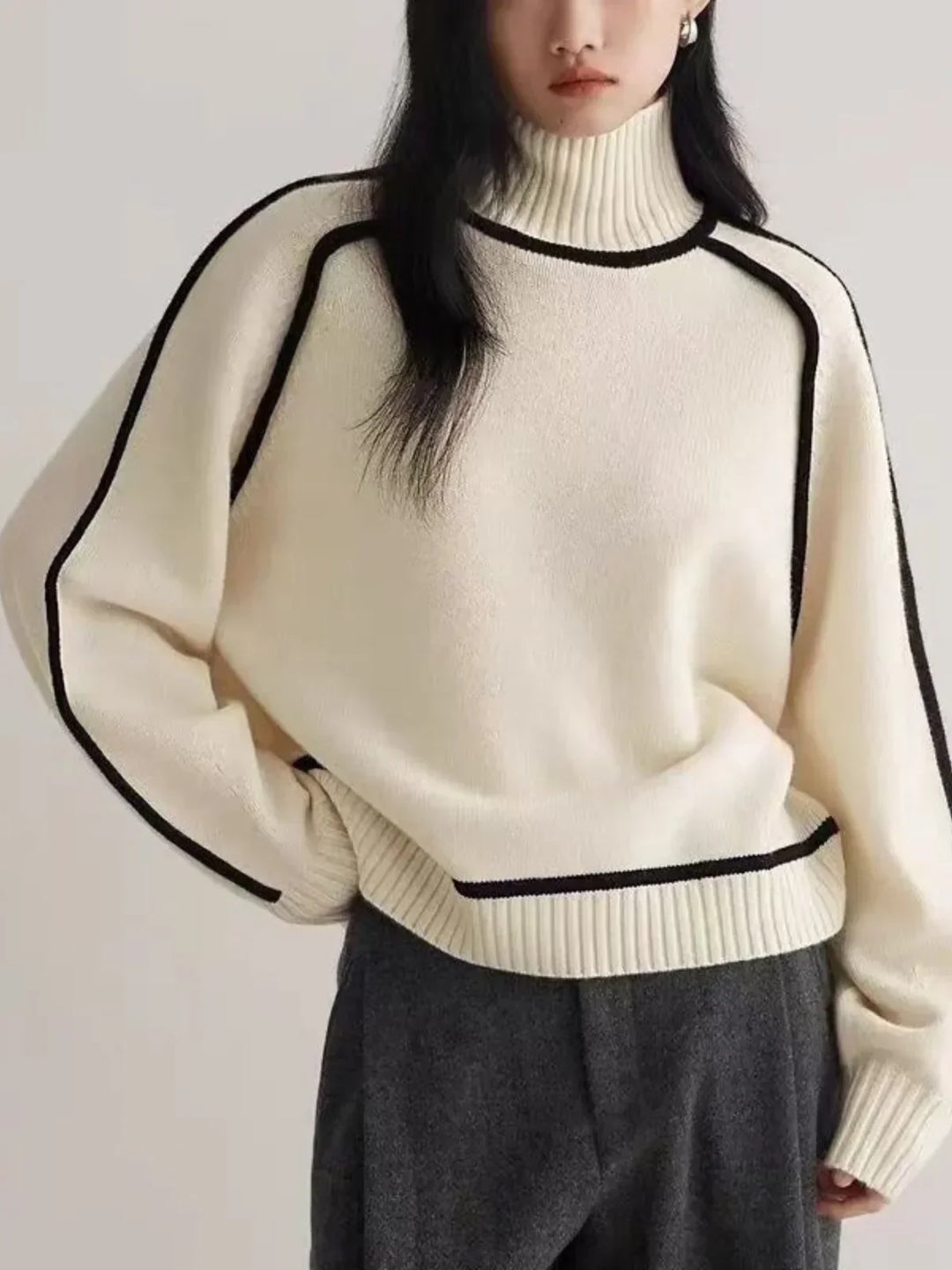 Levoire | Pull Fin Avec Texture Élégante