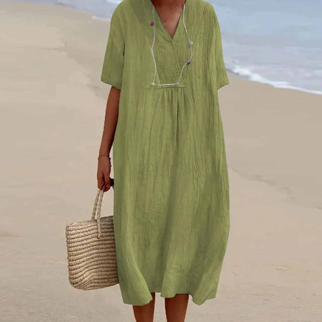 Levoire | Robe Décontractée Ample Vert clair
