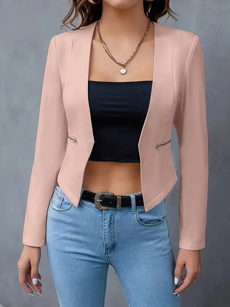 Levoire | Blazer Vetoketjullisillä Taskuilla XXL