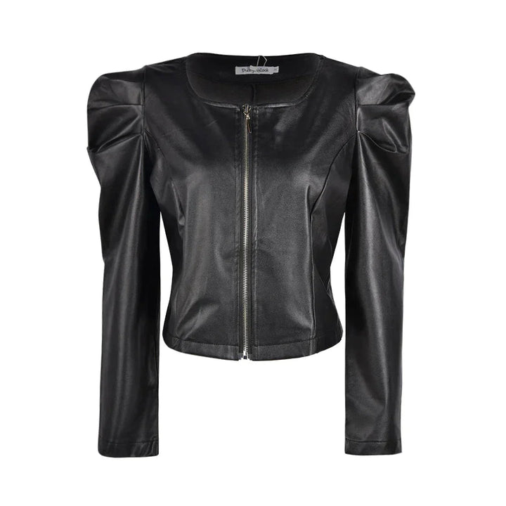 Levoire | Veste En Cuir Cropped Faites Tourner Les Têtes Avec La Dernière Tendance Des Vestes En Cuir