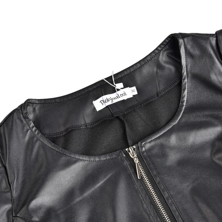 Levoire | Veste En Cuir Cropped Faites Tourner Les Têtes Avec La Dernière Tendance Des Vestes En Cuir