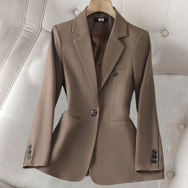 Levoire | Blazer De Printemps Pour Femmes Braun