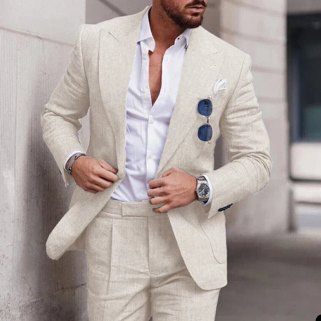 Levoire | Ensemble De Veste De Costume Simple Et De Pantalons Pour Hommes