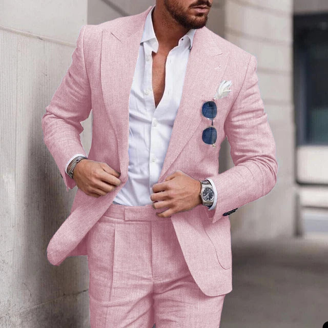 Levoire | Ensemble De Veste De Costume Simple Et De Pantalons Pour Hommes