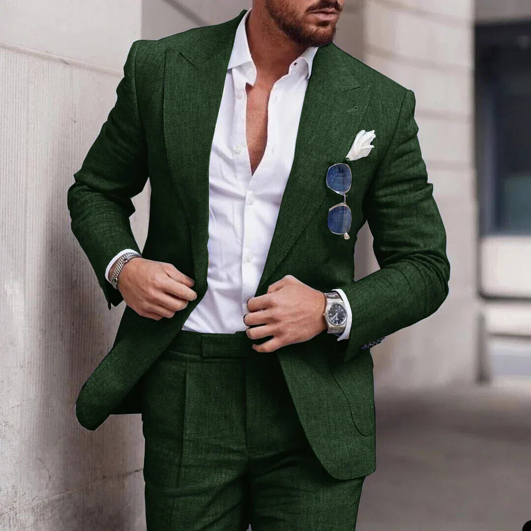 Levoire | Ensemble De Veste De Costume Simple Et De Pantalons Pour Hommes