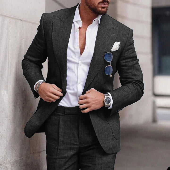 Levoire | Ensemble De Veste De Costume Simple Et De Pantalons Pour Hommes