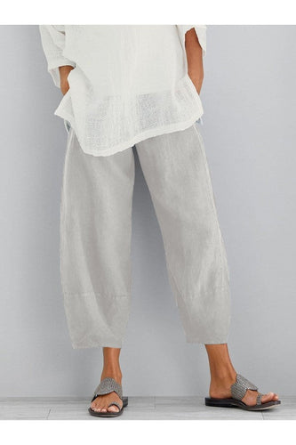 Levoire | Coupe Décontractée Pantalon D'Été Longueur Cheville Pour Femmes
