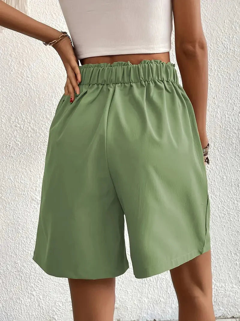 Levoire | Shorts, Poches Obliques, Taille Haute, Shorts Pour Femmes, Vêtements D'Été