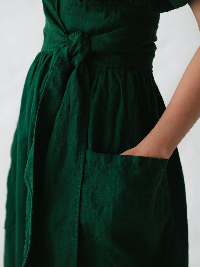 Levoire | Robe Portefeuille En Lin