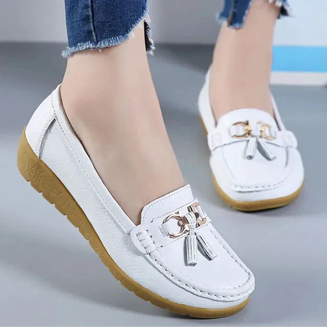 Levoire | Chaussures Slip-On Confortables Pour Femmes Blanc