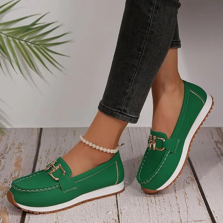 Levoire | Boucle Métallique Pantoufles Chaussures De Randonnée Chaussures Pour Femmes Vert