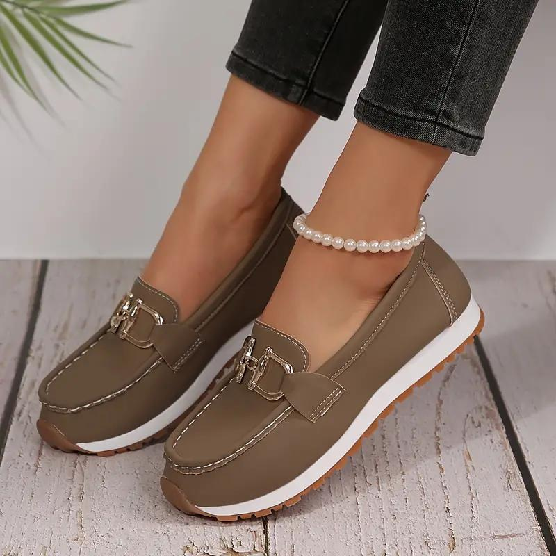 Levoire | Boucle Métallique Pantoufles Chaussures De Randonnée Chaussures Pour Femmes brun clair