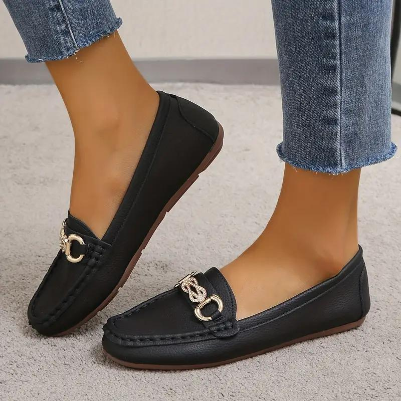 Levoire | Mocassins, Plat, Léger, Chaussures Pour Femmes, Chaussures D'Été Noir