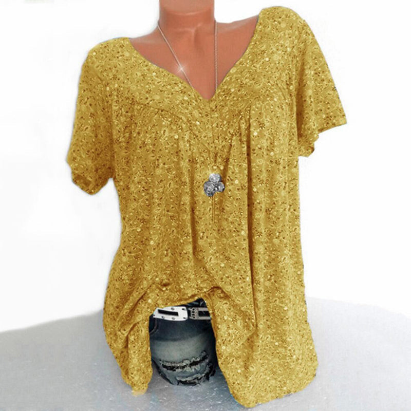 Levoire | Pull À Col V Pour Femmes Jaune