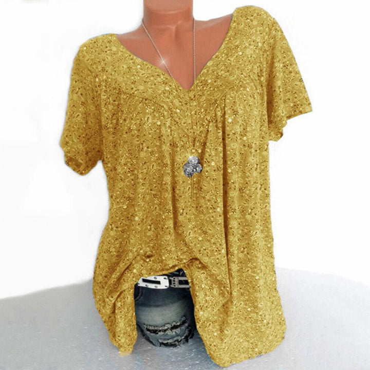 Levoire | Pull À Col V Pour Femmes Jaune