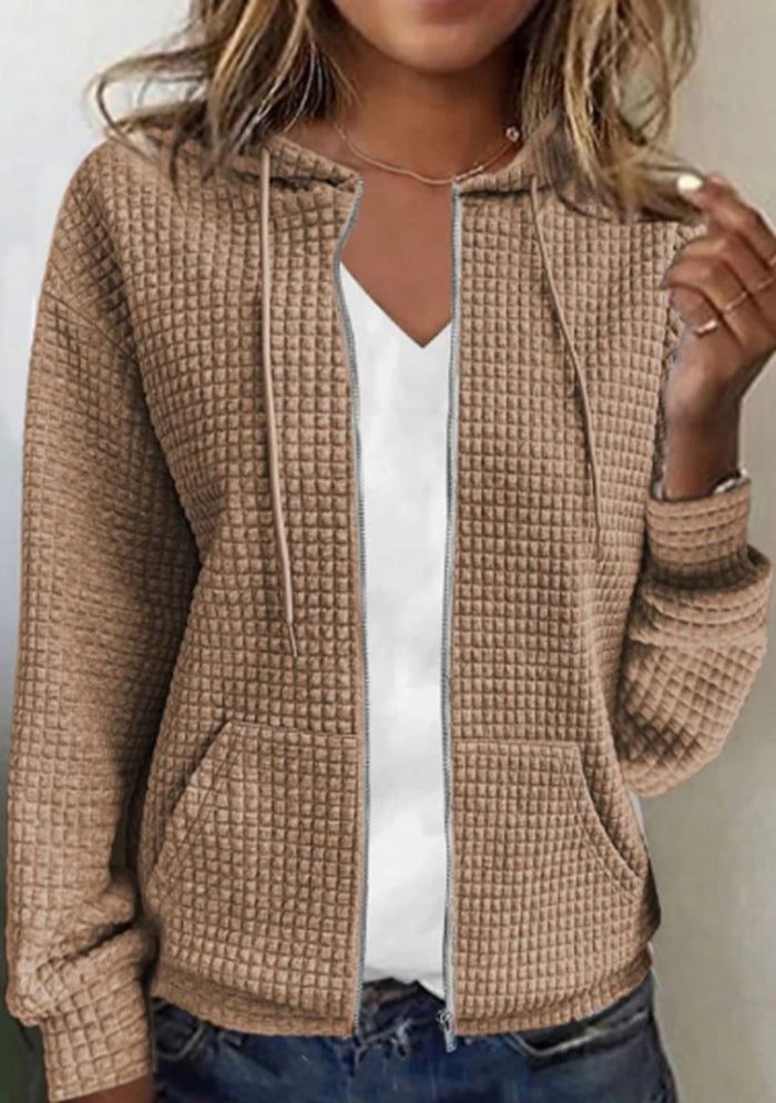 Levoire | Gilet Chic Rembourré Pour Femmes Kaki
