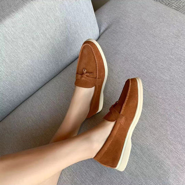 Levoire | Mocassins Décontractés Pour Femmes - Plats Brun