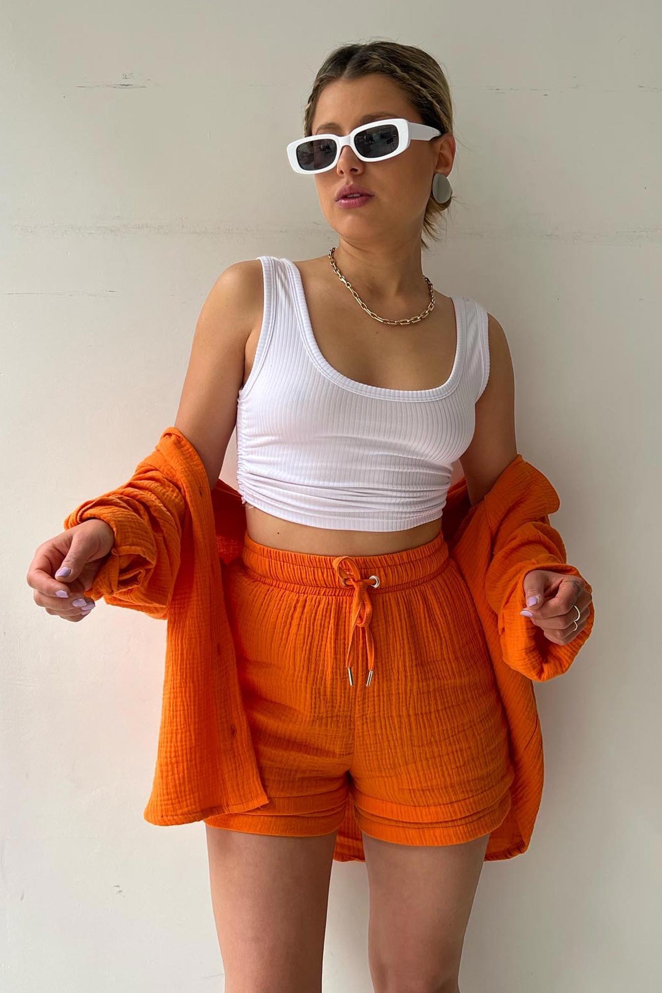 Levoire | Design T-Shirt À Manches Longues Et Shorts Assortis Pour Femmes Siena