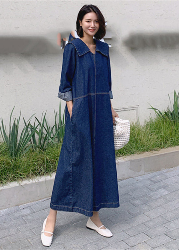 Levoire | Robe en denim tendance Bleu