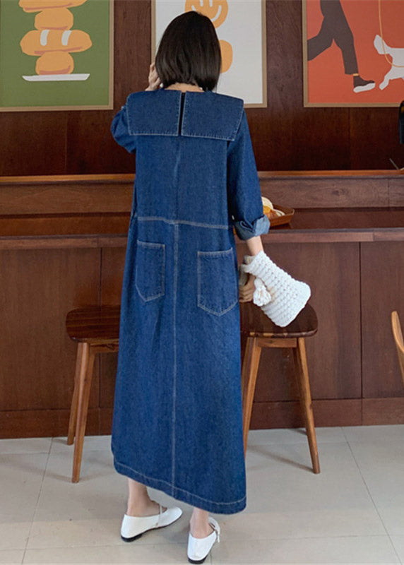 Levoire | Robe en denim tendance Lapin bleu