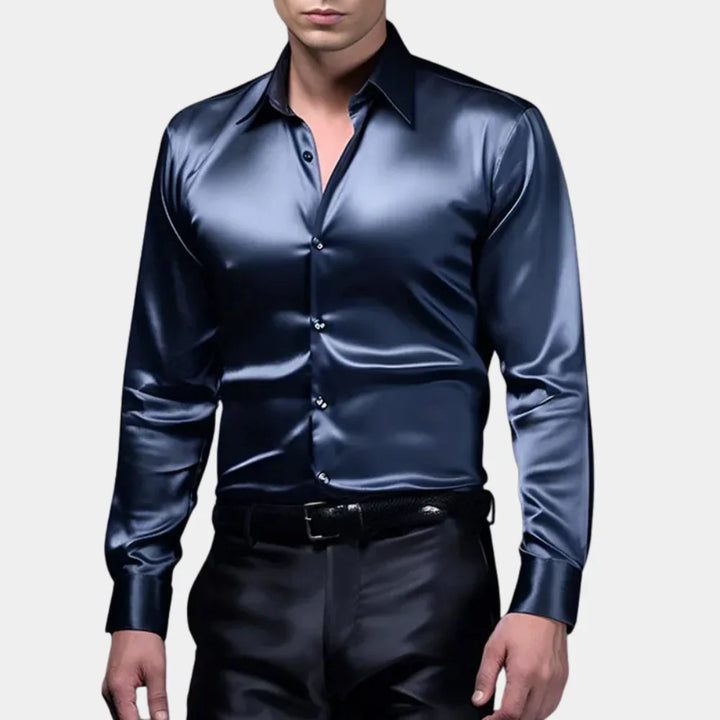 Levoire | Chemise Satin Luxueuse Merensininen