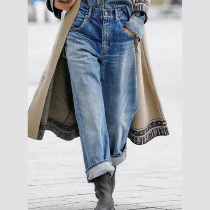 Levoire | Jeans Boyfriend Taille Haute Baggy Vêtements Pour Femmes