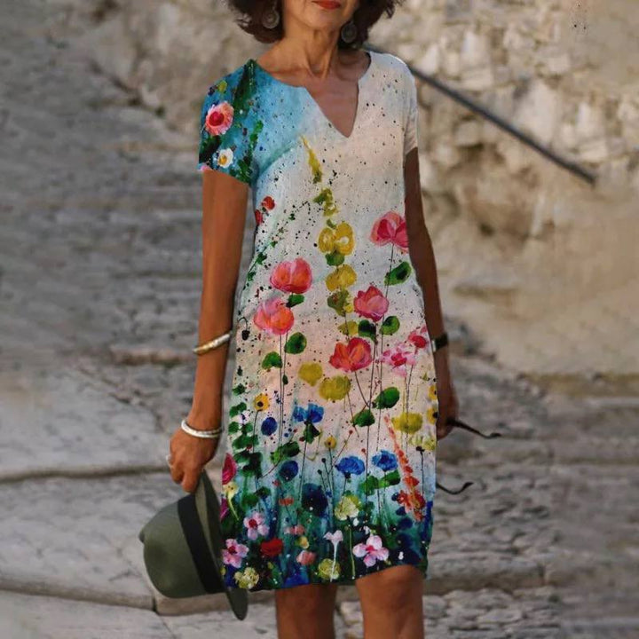 Levoire | Robe À Fleurs Pour Femmes Multicolore