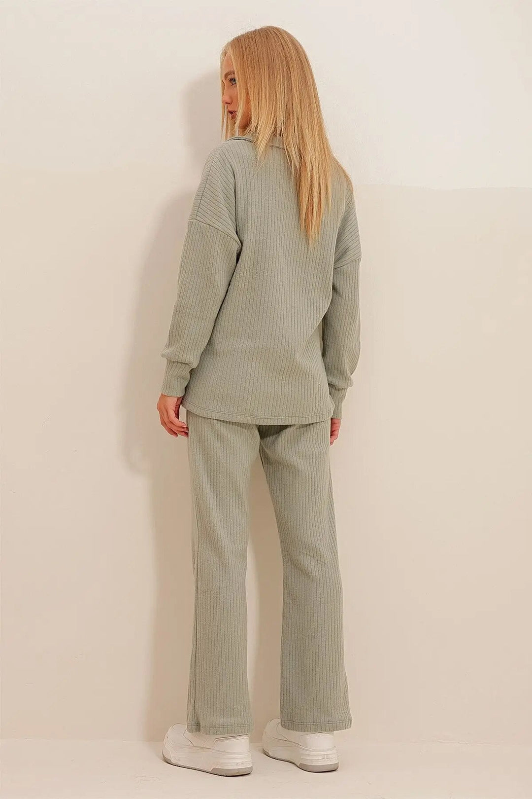Levoire | Long Sleeve Flared Pants Two Piece Set Women'S Loungewear