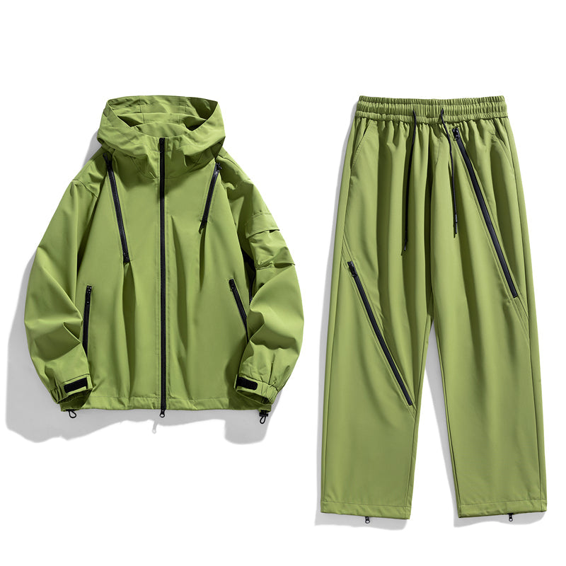 Levoire | Ensemble De Sport Élégant Et Stylé En Deux Pièces Pour Le Sport Et Les Loisirs Vert