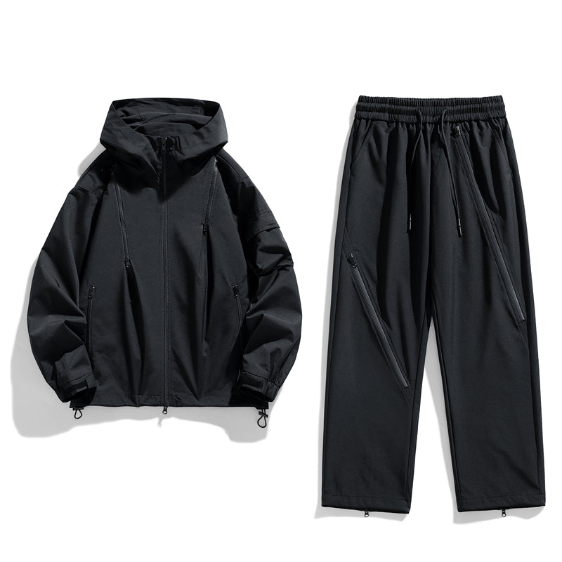 Levoire | Ensemble De Sport Élégant Et Stylé En Deux Pièces Pour Le Sport Et Les Loisirs Noir