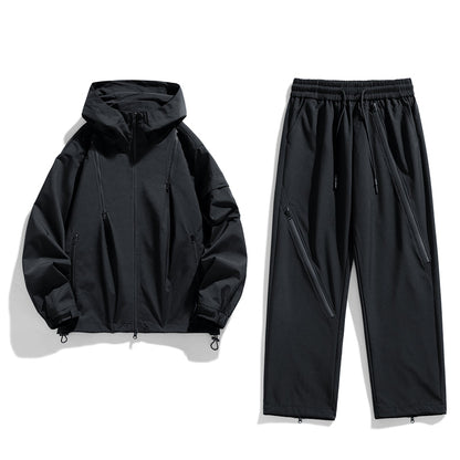 Levoire | Ensemble De Sport Élégant Et Stylé En Deux Pièces Pour Le Sport Et Les Loisirs Noir