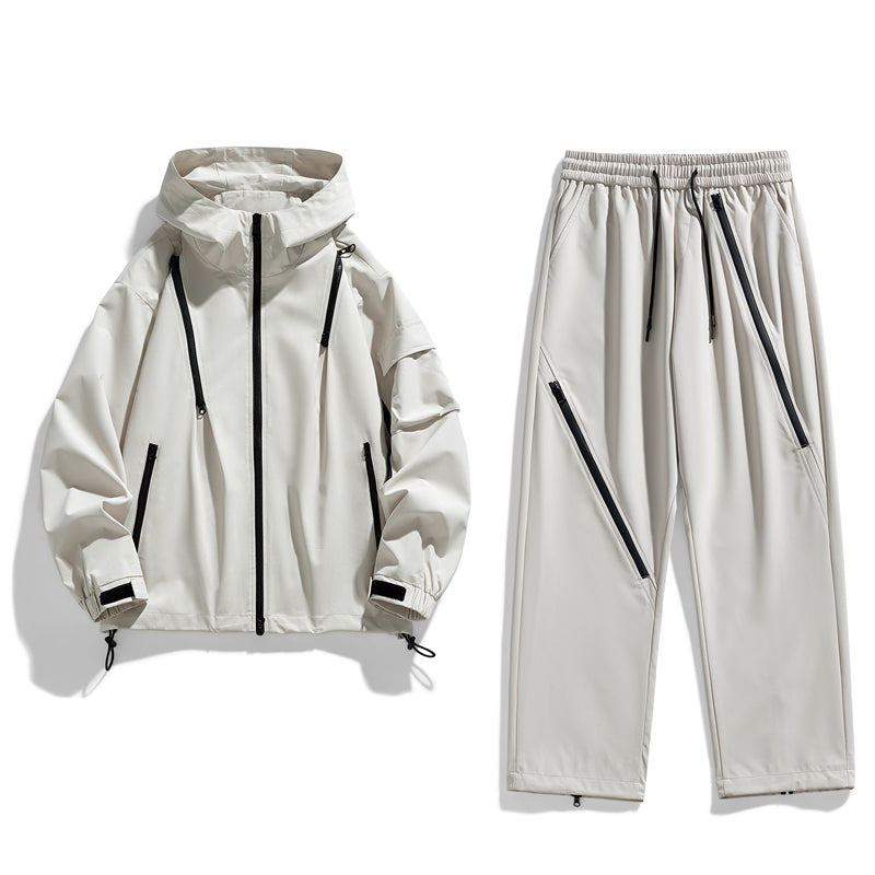 Levoire | Ensemble De Sport Élégant Et Stylé En Deux Pièces Pour Le Sport Et Les Loisirs Crème