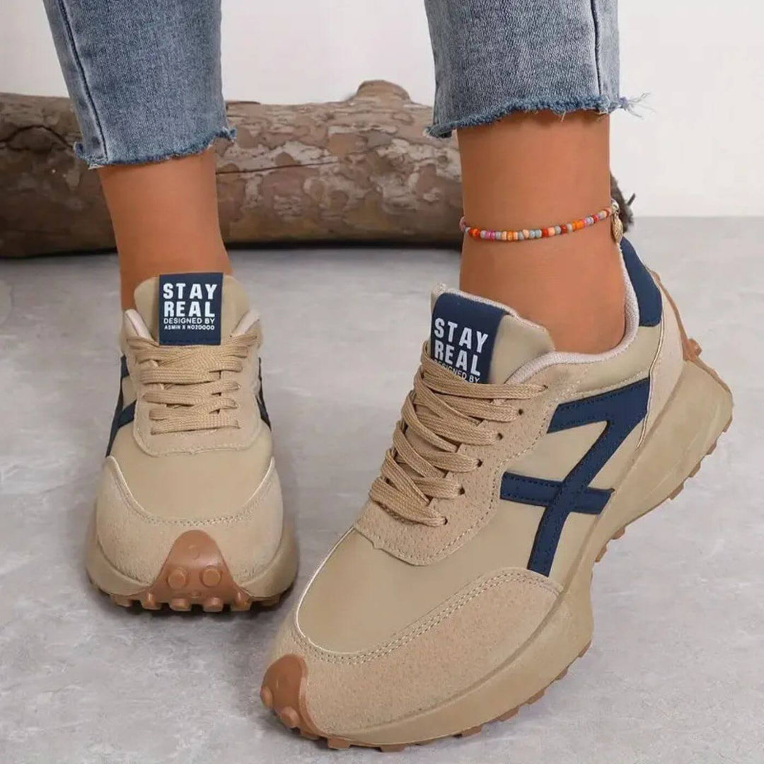 Levoire | Baskets Chunky Antidérapantes Stylées Pour Femmes Beige