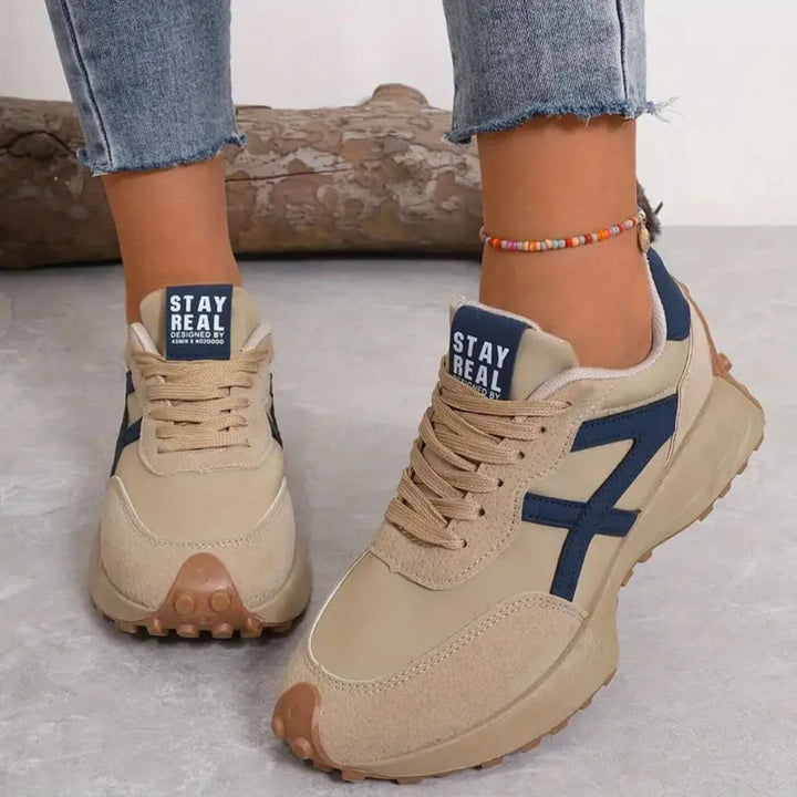 Levoire | Baskets Chunky Antidérapantes Stylées Pour Femmes Beige