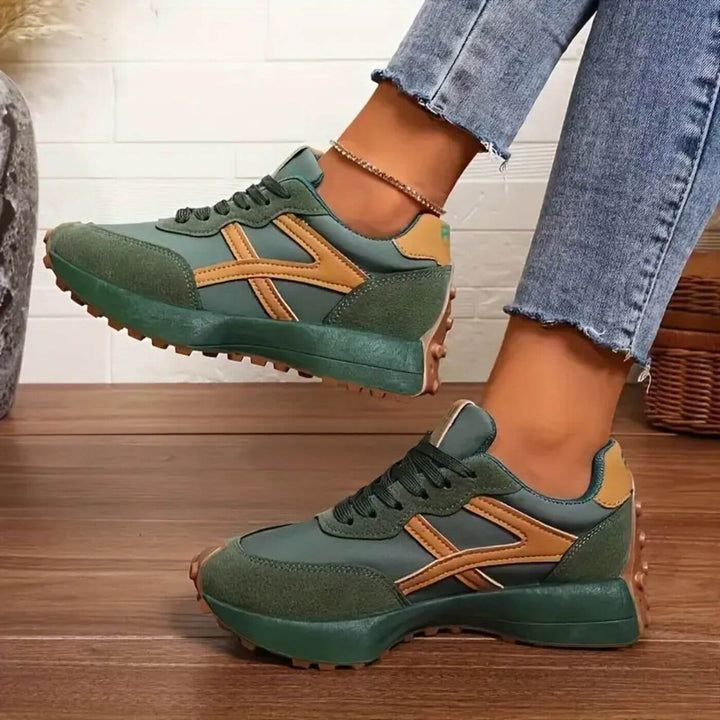 Levoire | Baskets Chunky Antidérapantes Stylées Pour Femmes Vert