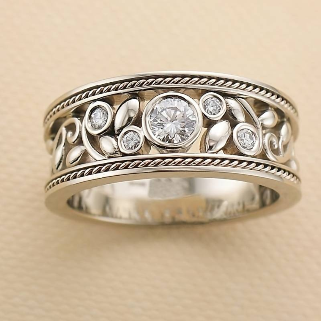 Levoire | Table À Vin Argent Et Bague En Zirconium Argent 10