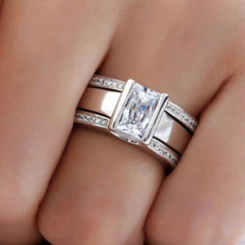 Levoire | Collection De Vin Bague En Verre Intégrée Argent