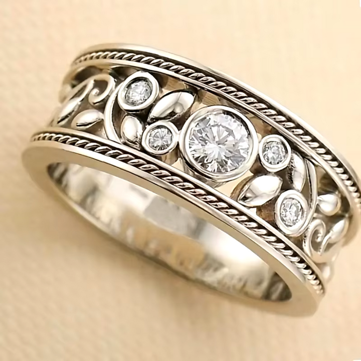Levoire | Table À Vin Argent Et Bague En Zirconium Argent