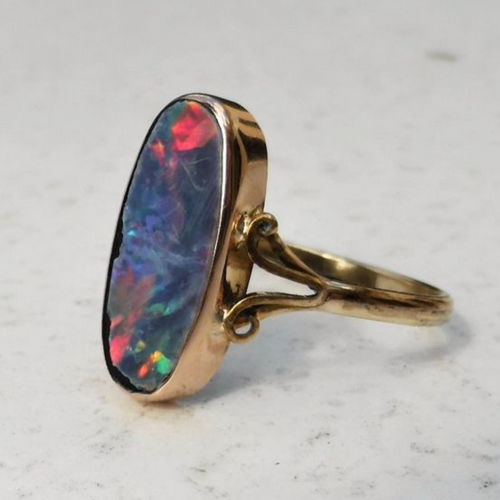 Levoire | Collection De Vin Bague Opale Multicolore Or