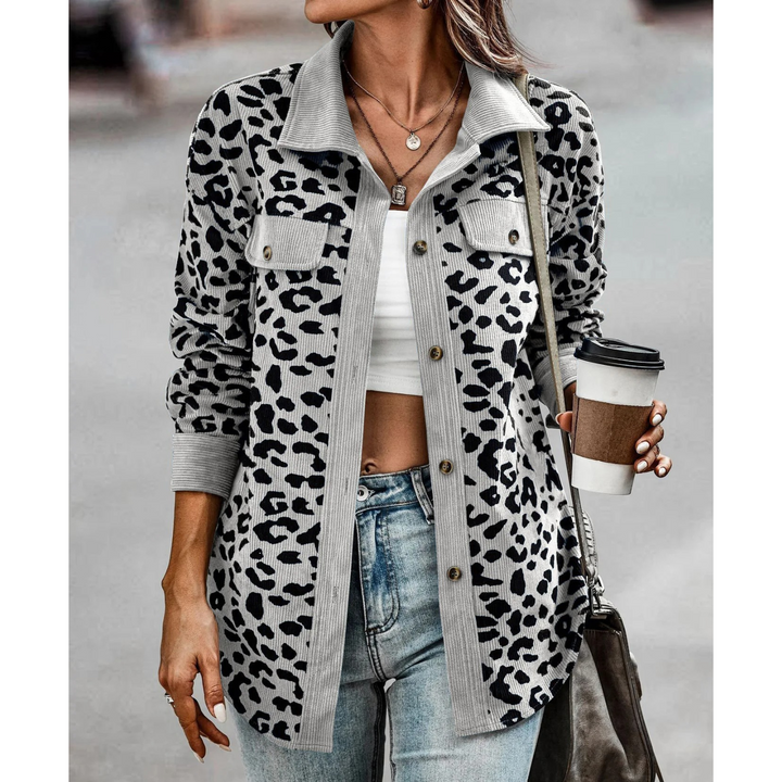 Levoire | Revers Long Manteau D'Été Gris