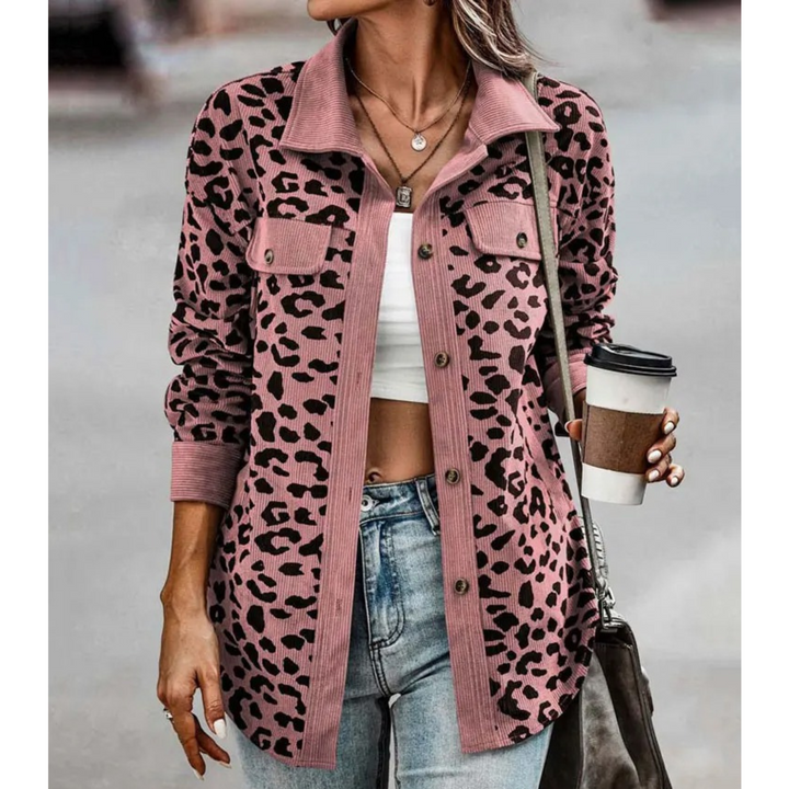 Levoire | Revers Long Manteau D'Été Rose clair