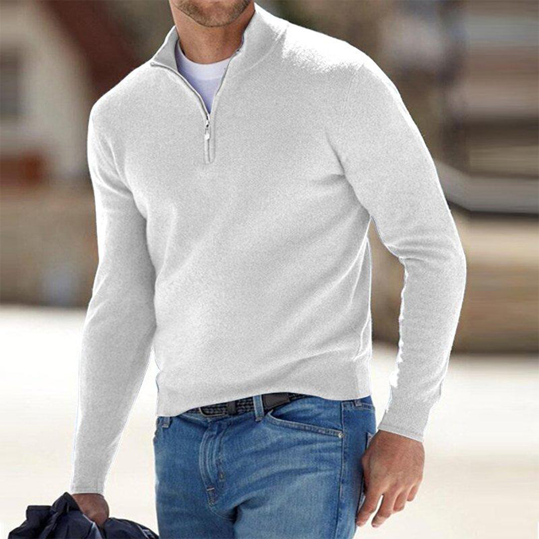Levoire | Pull zippé élégant Blanc